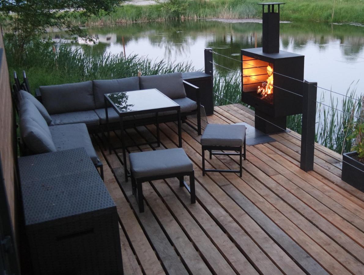 Tinyhousebeidresden 1 - Direkt Am Naturteich - Naehe Saechsische Schweiz, Dresden Grossharthau ภายนอก รูปภาพ