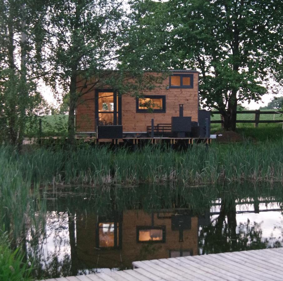 Tinyhousebeidresden 1 - Direkt Am Naturteich - Naehe Saechsische Schweiz, Dresden Grossharthau ภายนอก รูปภาพ