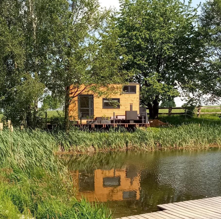 Tinyhousebeidresden 1 - Direkt Am Naturteich - Naehe Saechsische Schweiz, Dresden Grossharthau ภายนอก รูปภาพ